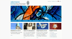 Desktop Screenshot of fraumuenster.ch